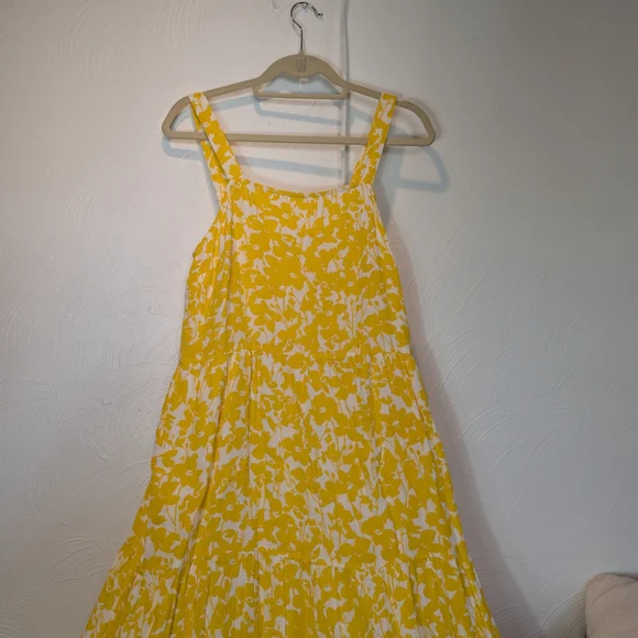 Yellow Floral Maxi Dress - Picture 9 of 12